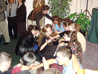 praying at the altar